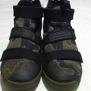 LeBron's Nike high tops #23